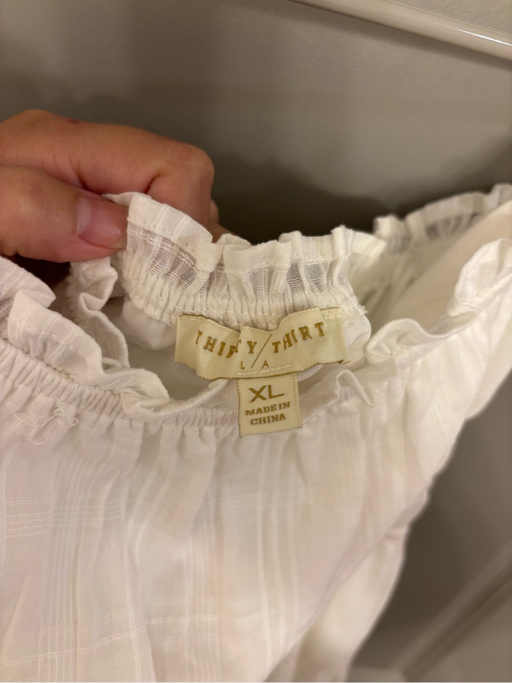 Women's White Strapless Dress - Picture 2 of 3